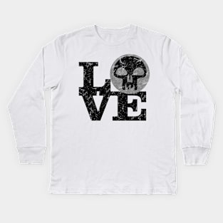 Love Black Mana Magic The Gathering Kids Long Sleeve T-Shirt